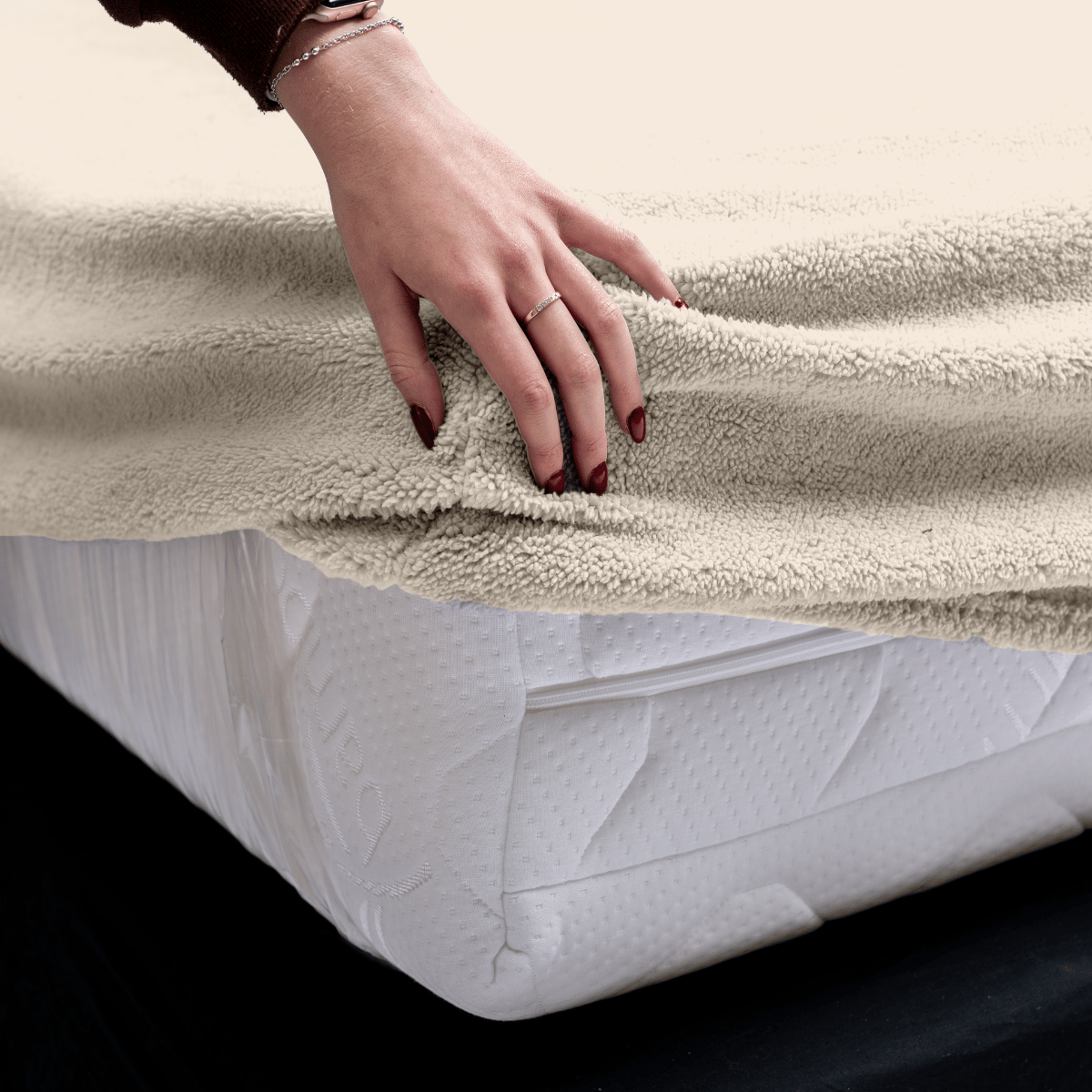 Drap-housse Teddy - Creme