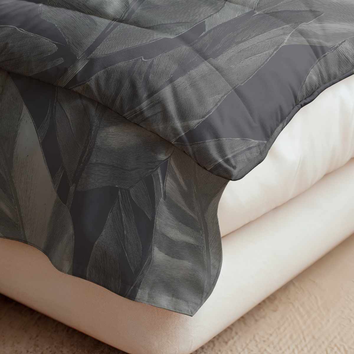 Zelesta Royalbed Coton - Cygne Noir