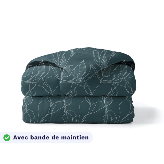Zelesta Royalbed Coton - Feuilles Blanches