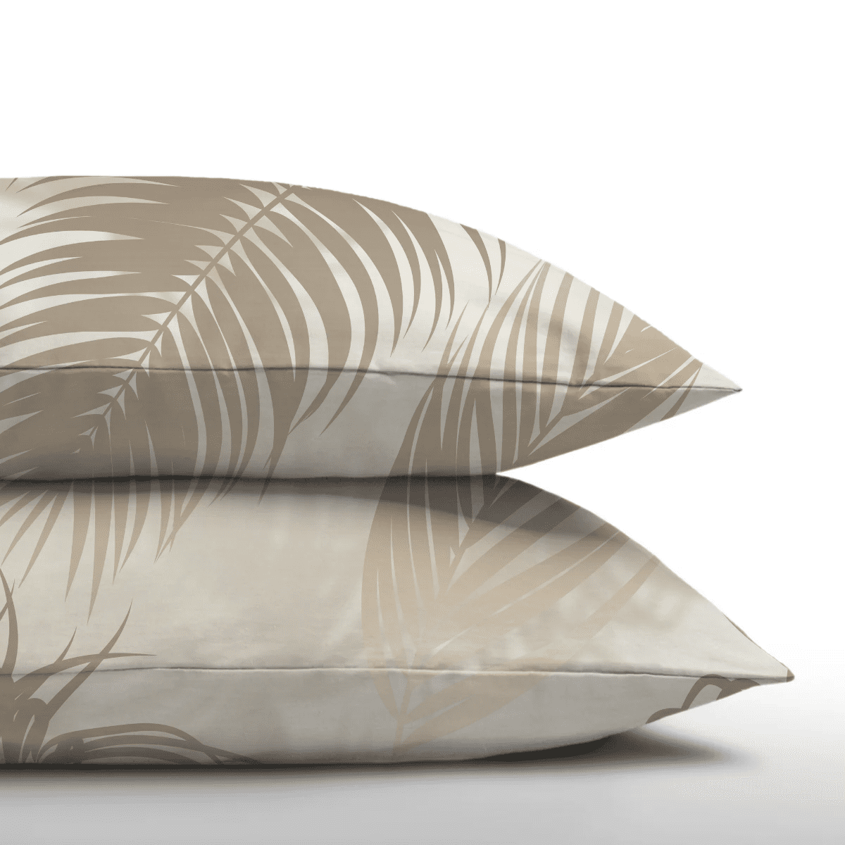 Zelesta Royalbed Housse d'oreiller set de 2 - Feuilles de Palmier