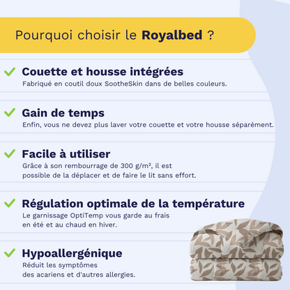 Zelesta Royalbed Coton - Beige d'Automne
