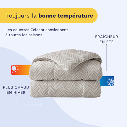 Zelesta Royalbed Coton - Crème Naturelle