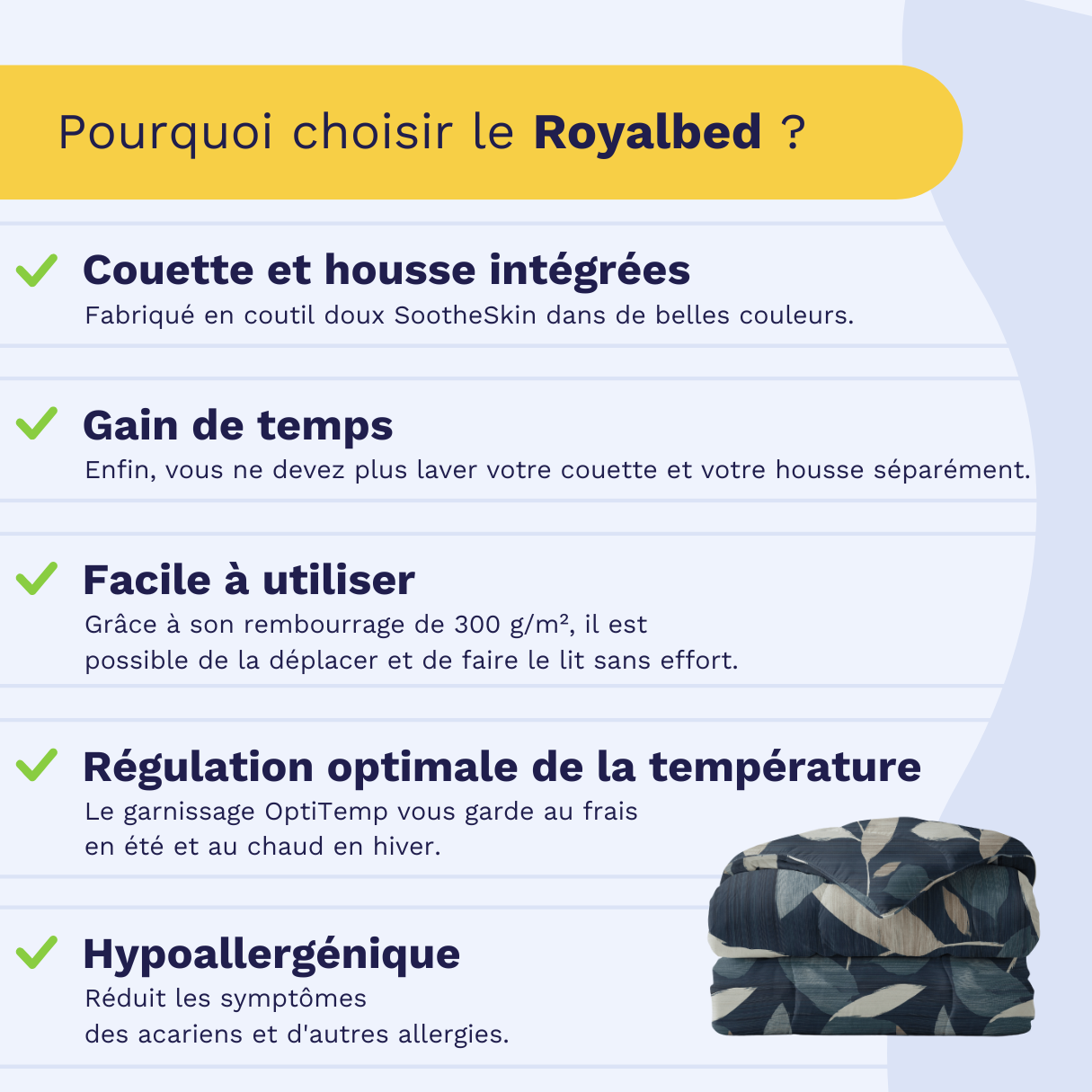 Zelesta Royalbed Coton - Feuillage Sombre