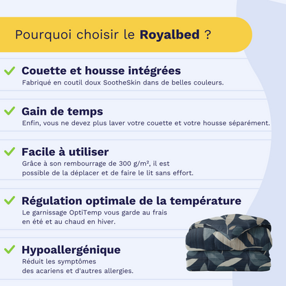 Zelesta Royalbed Coton - Feuillage Sombre