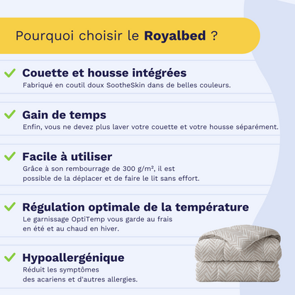 Zelesta Royalbed Coton - Crème Naturelle