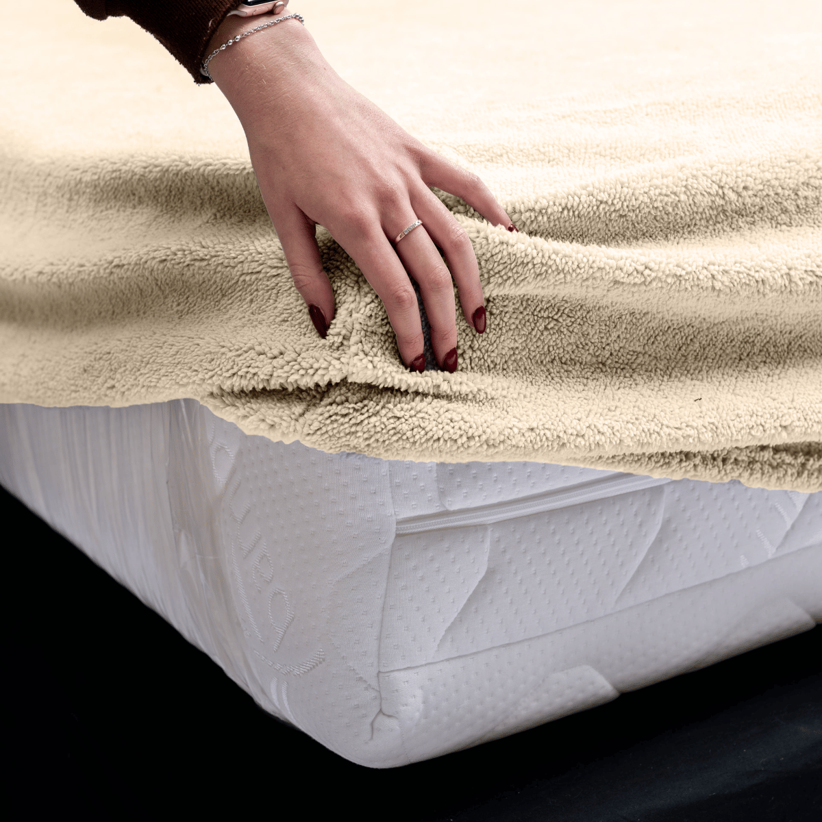 Drap-housse Teddy - Taupe
