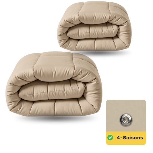 Zelesta Wonderbed 4 Saisons Double - Sable Chaud