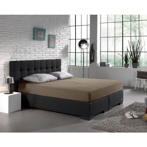 Drap-housse Double Jersey Taupe