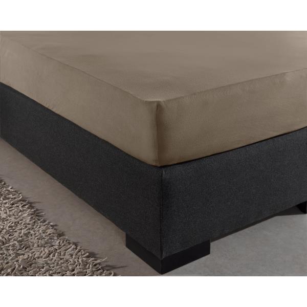 Drap-housse Double Jersey Taupe