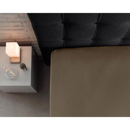 Drap-housse Double Jersey Taupe