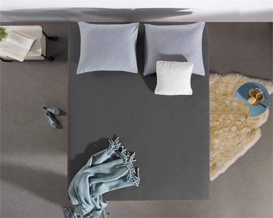 Drap-housse Simple Jersey Anthracite