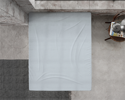 Drap-housse en flanelle Premium Gris