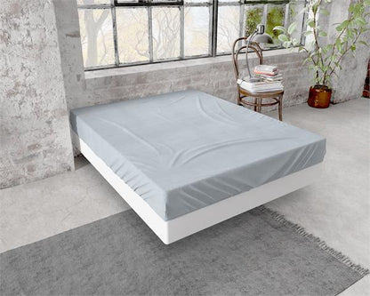 Drap-housse en flanelle Premium Gris