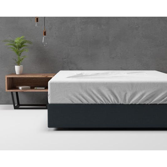 Drap-housse Basic Flanelle Blanc