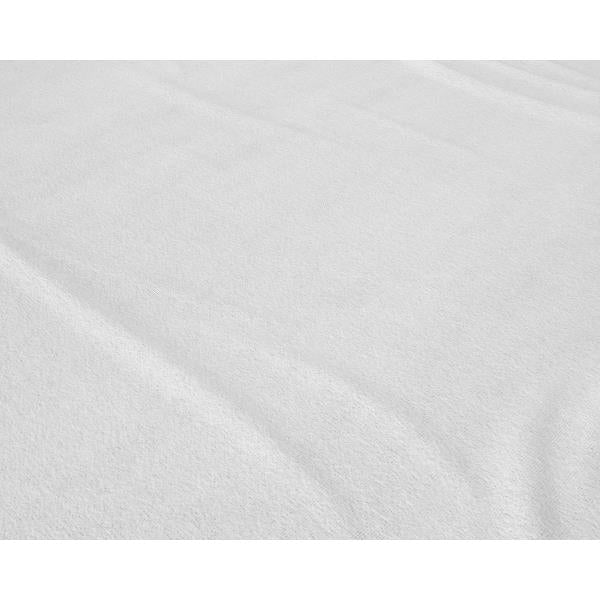 Drap-housse Basic Flanelle Blanc