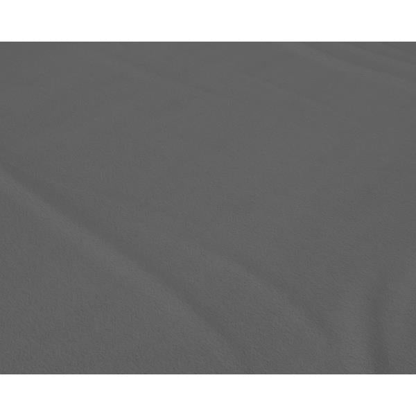 Drap-housse Basic Flanelle Anthracite