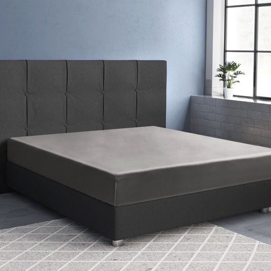 Primaviera Satin Deluxe Drap-housse Gris