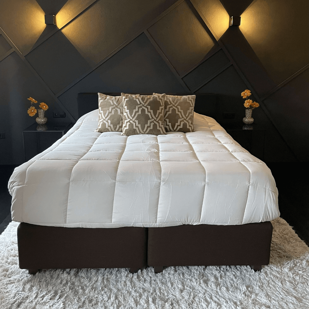 Zelesta Easybed Light - Gris clair & Gingembre