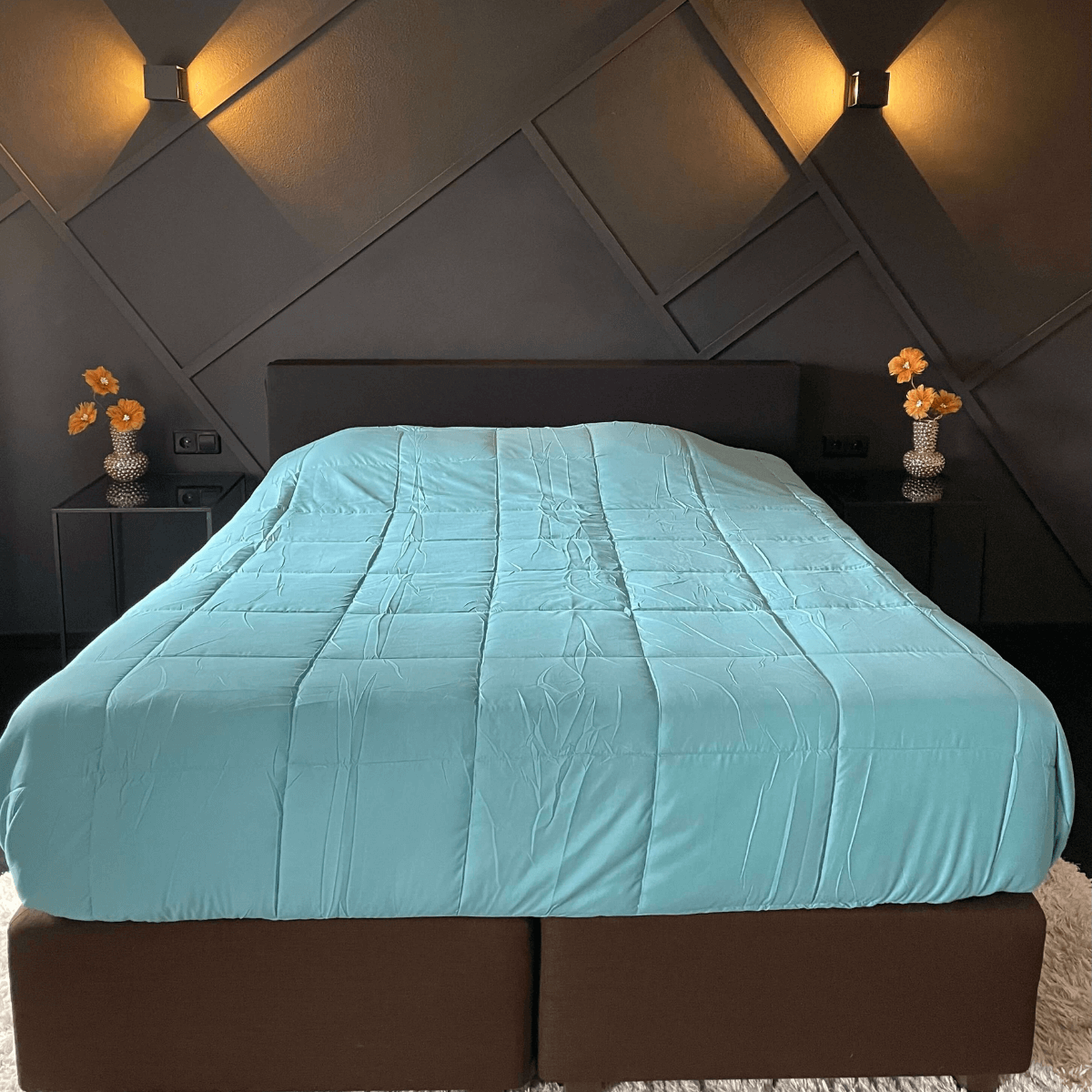 Zelesta Easybed Light - Gris clair & Vert de mer