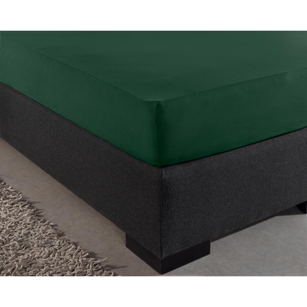 Drap-housse Simple Jersey Vert Botanique